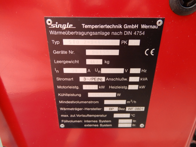 Temperiergerät SINGLE STO 2-9-42-D1