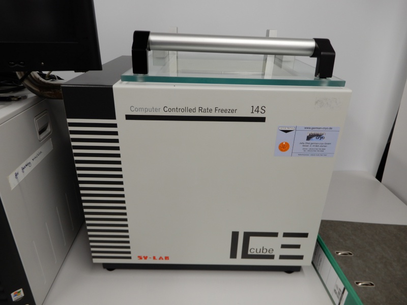 SY-Lab Ice Cube 14S Kryokonservierungssystem Einfriergerät Freezing Chamber Stickstoff