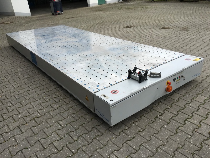 Aufspannplatte Miag Messplatte Aluplatte fahrbar 5x2m