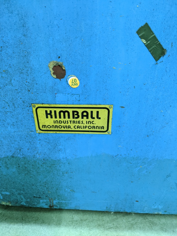 Kimball Industries Gleittisch 1500x1500mm Slip Table 60x60 