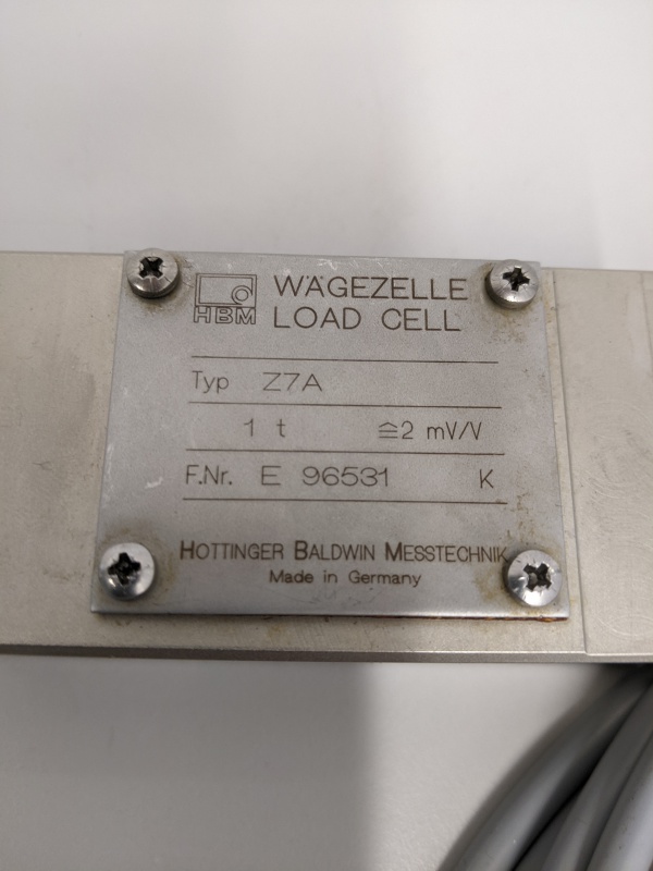 HBM Z7A Scherstab Wägezelle 1t Load Cell