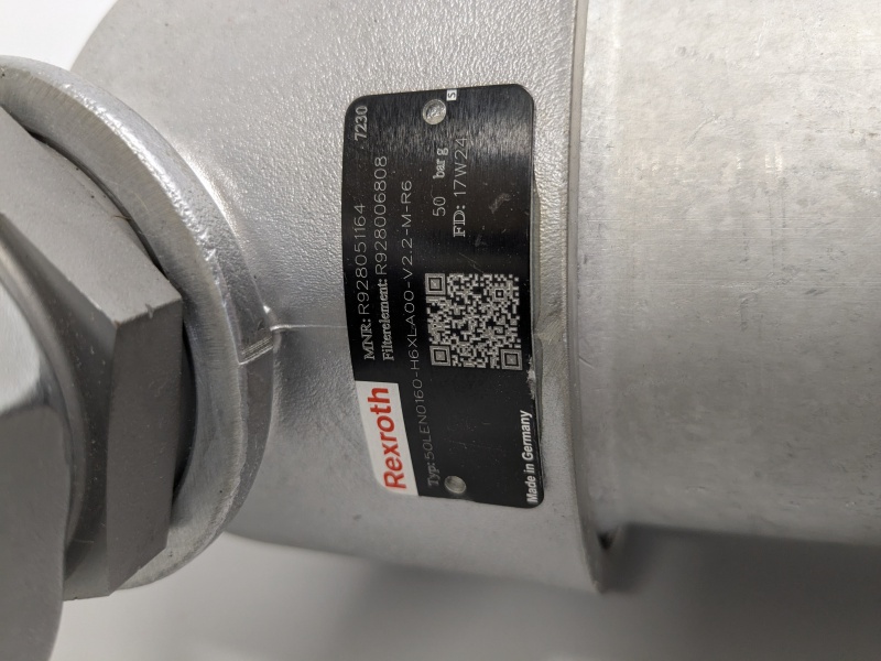 Bosch Rexroth Leitungsfilter 50LEN0160-PWR6A00-V2,2-M-R6 Hydraulic Filter