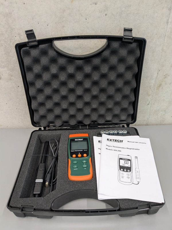 Extech SDL500 Luftfeuchtemessgerät (Hygrometer) 5% rF 95% rF Datenloggerfunktion