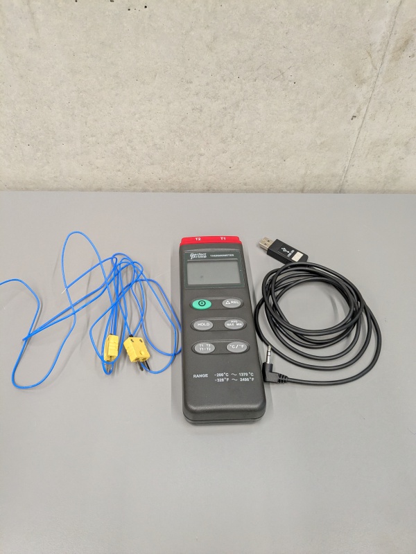 Thermoelement-Thermometer TC0301 K Typ 2 Kanal