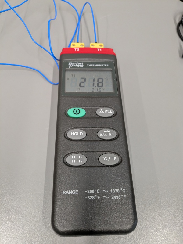 Thermoelement-Thermometer TC0301 K Typ 2 Kanal