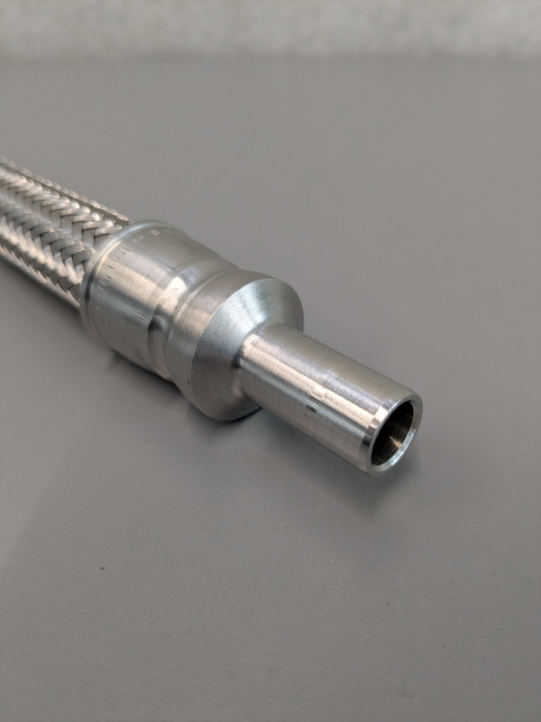 Flexibler Metallschlauch Serie FL SS-FL8TA8TA8 80 cm / 1/2 Zoll Edelstahl Swagelok