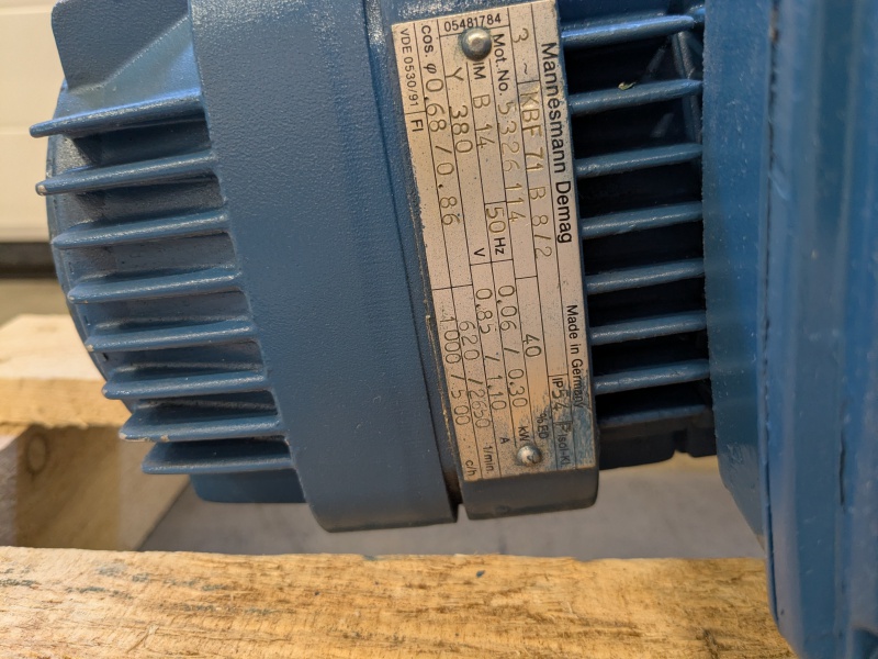 Mannesmann Demag KBF 71 B 8/2 Konusläufer Bremsenmotor