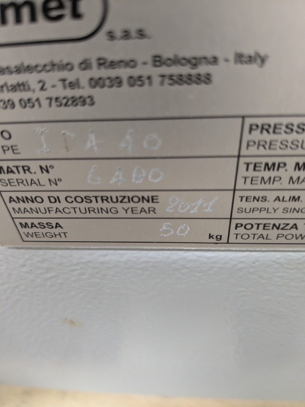 Remet IPA 40 Montagepresse Embedding Press Einbetten