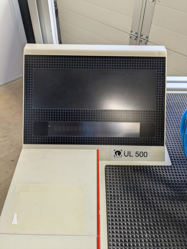 Leybold UL 500 Helium Leckdetektor Ersatzteilträger ohne Vakuumpumpe