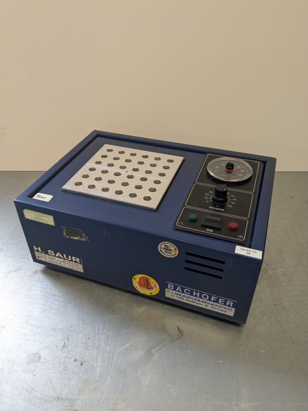 Metallblock Bachofer Thermostat Typ 2099 Heizblock Laborgerät