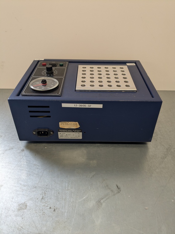 Metallblock Bachofer Thermostat Typ 2099 Heizblock Laborgerät