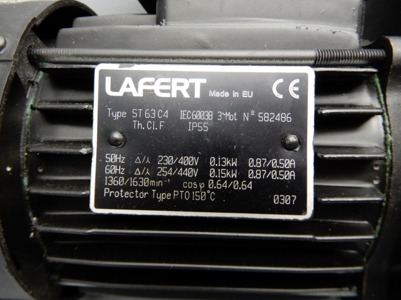 Elektro Motor Lafert ST63C4 0,13kW